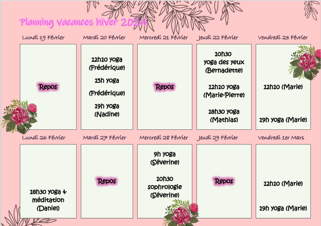 planning février 24